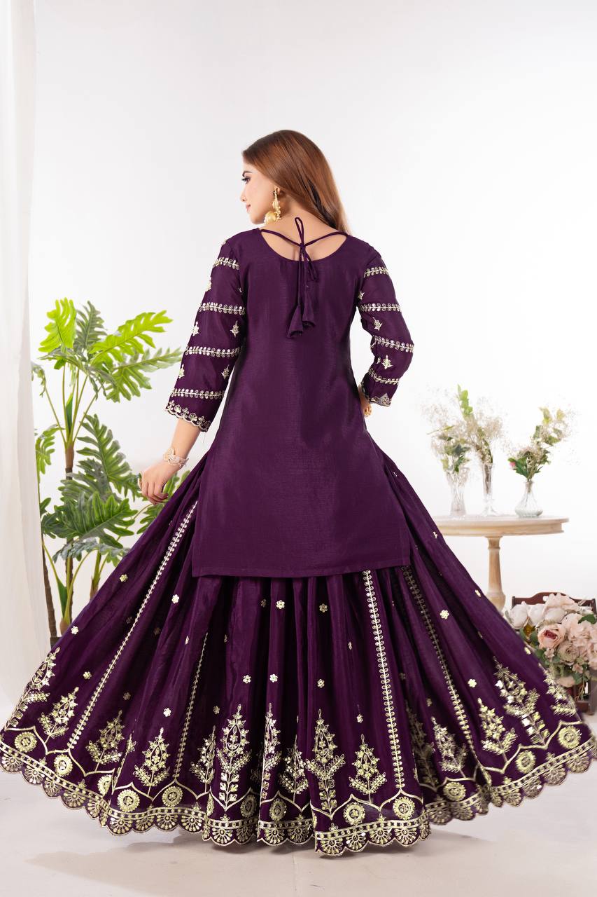 The Rani Pink Ceremonial Heritage Gharara